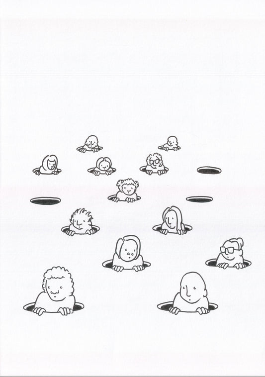 Apparitions, dessin encadré 29,7 x 42cm