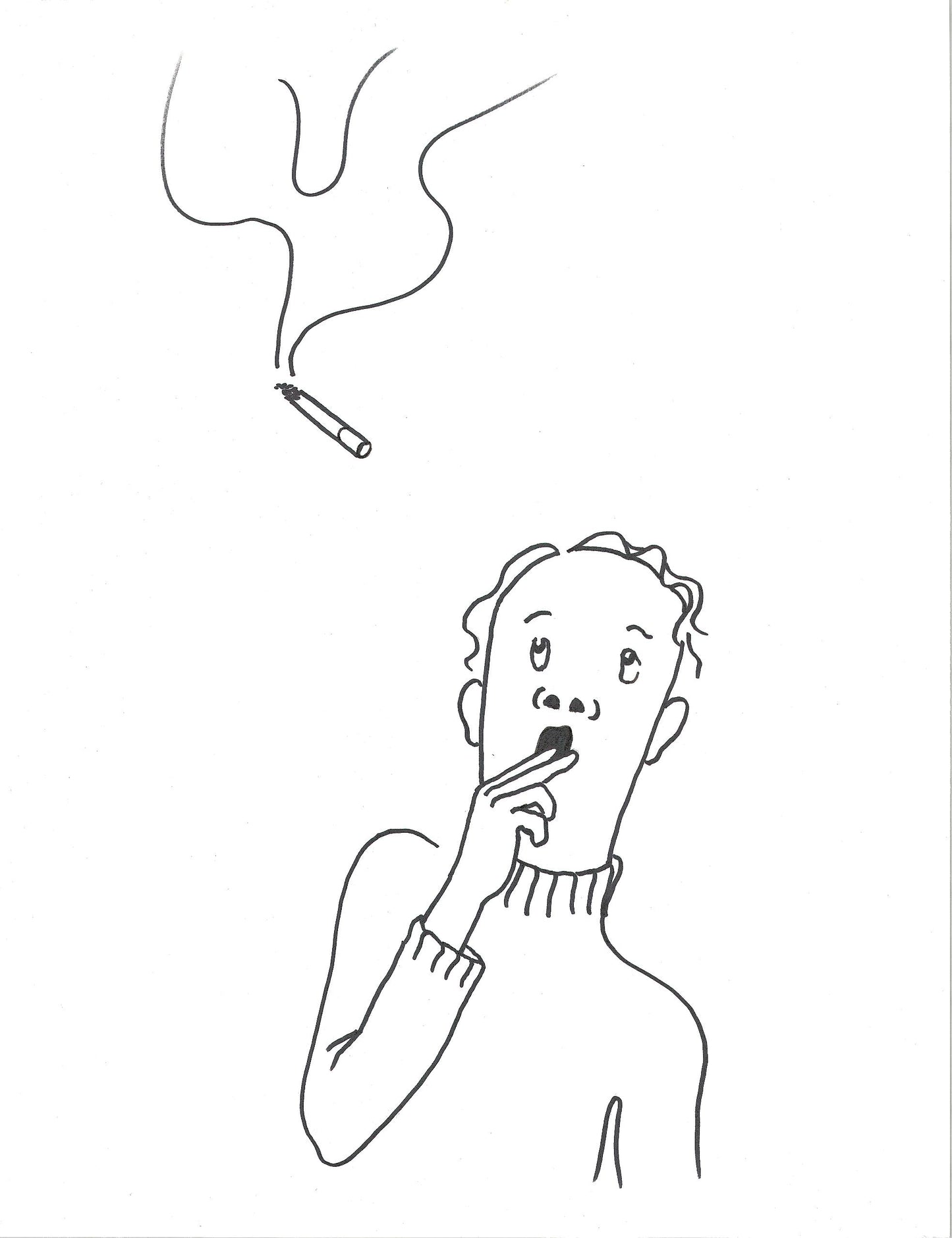 Désolidarnõsc 3, dessin encadré 65 x 50cm