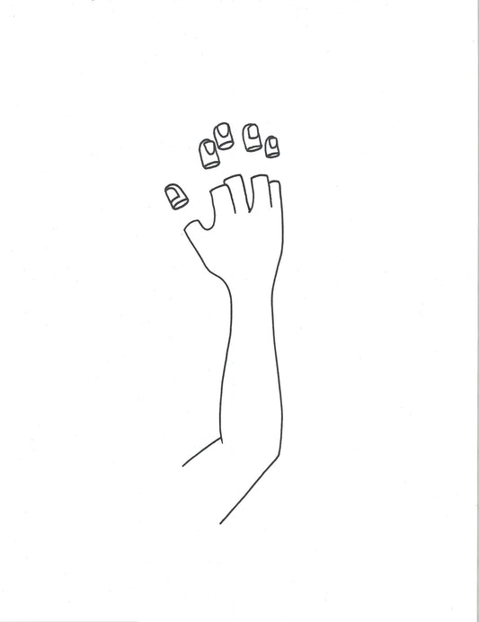 Désolidarnõsc 5, dessin encadré 65 x 50cm