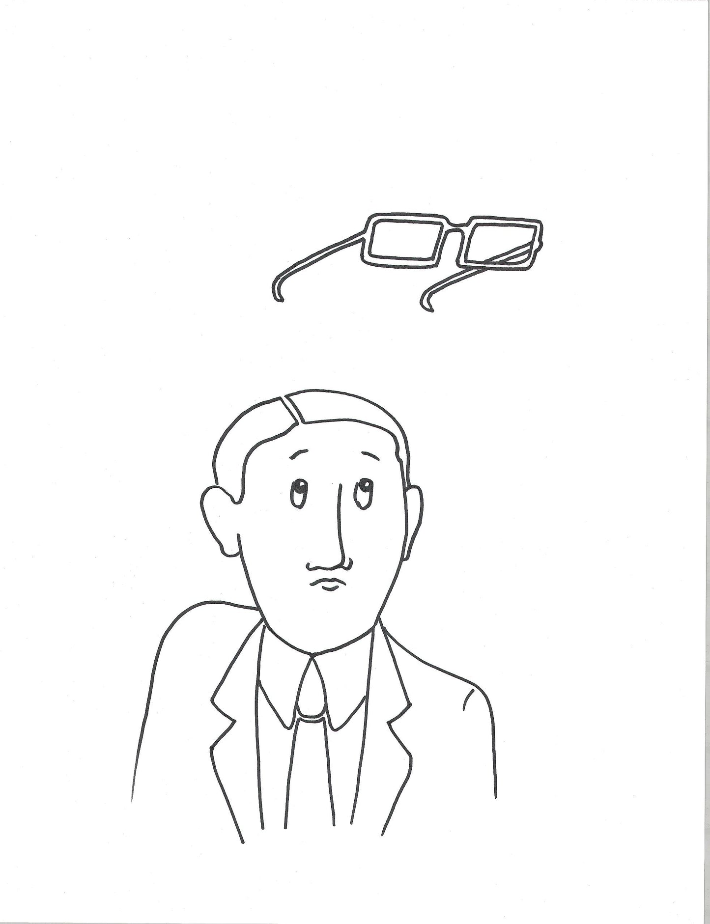 Désolidarnõsc, dessin encadré 65 x 50cm