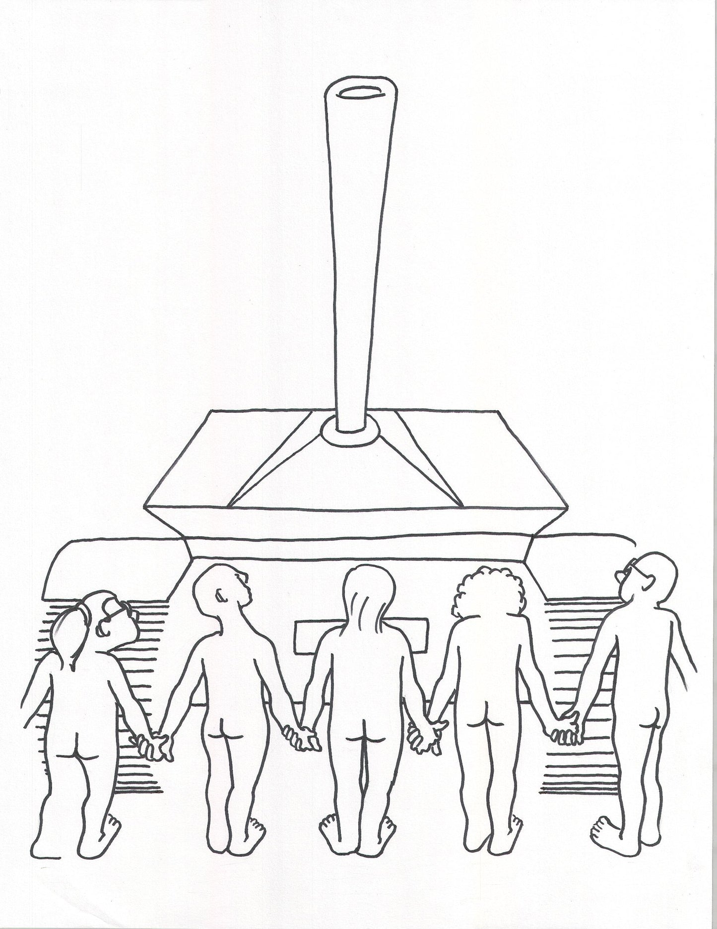 Nu, dessin encadré 65 x 50cm