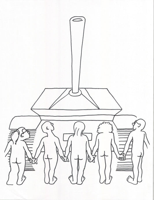 Nu, dessin encadré 65 x 50cm