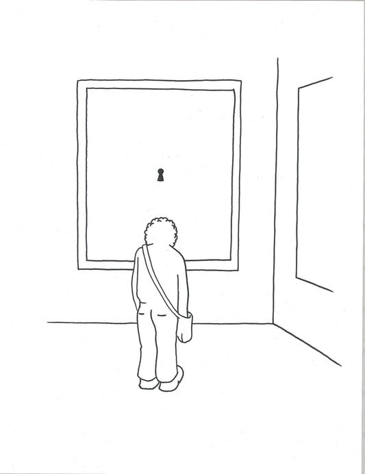 Van Gogh, etc...., dessin encadré 65 x 50cm