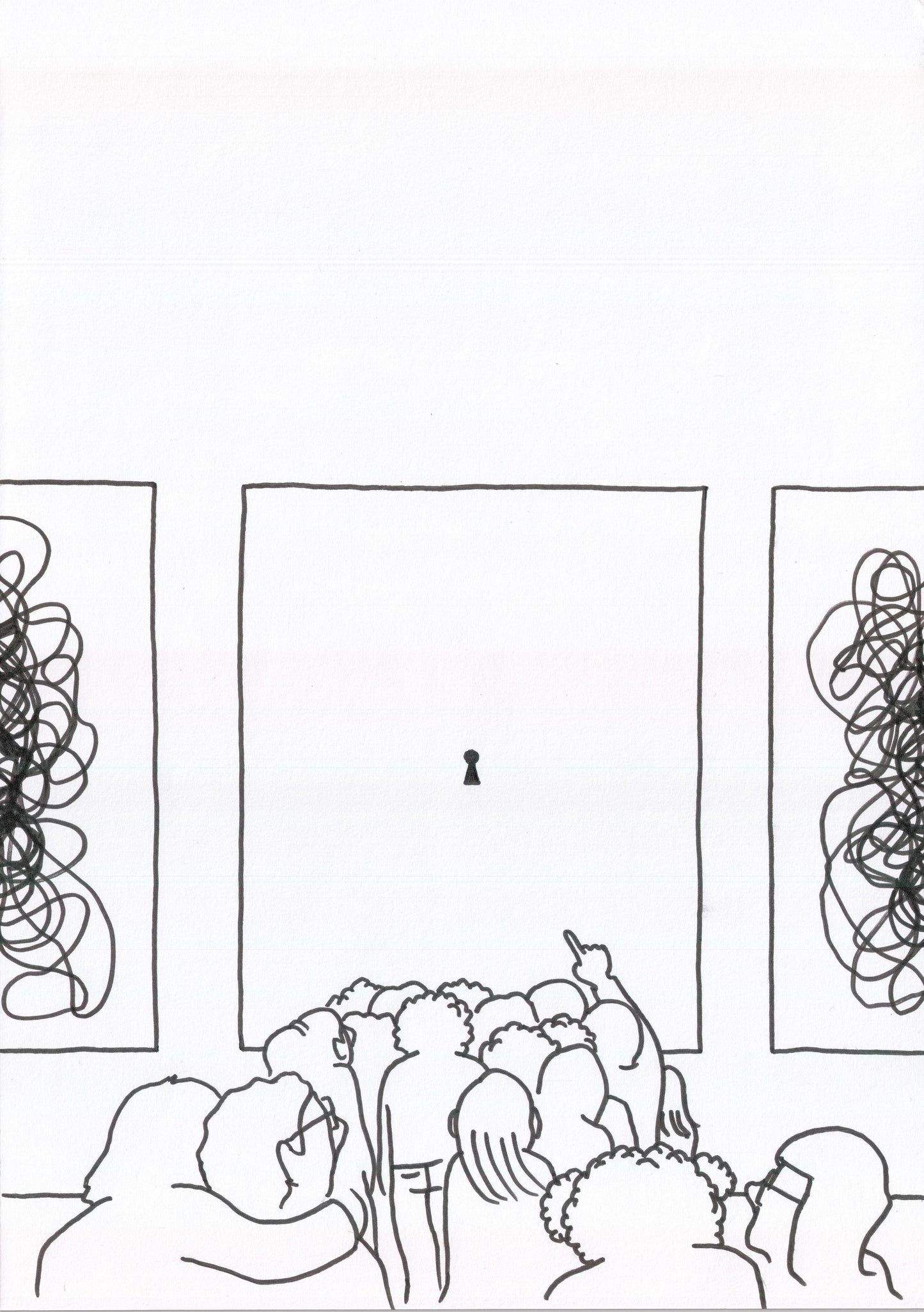 Vangogh, dessin encadré 29,7 x 42cm