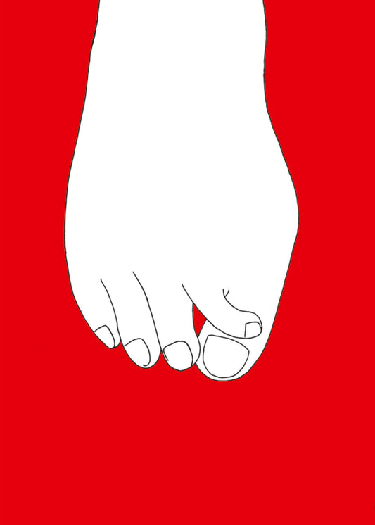 Champion du monde, 2021, dessin encadré 29,7 x 21 cm, le fond rouge ne figure pas sur l'oeuvre originale. Il s'agit de la reproduction du livre.