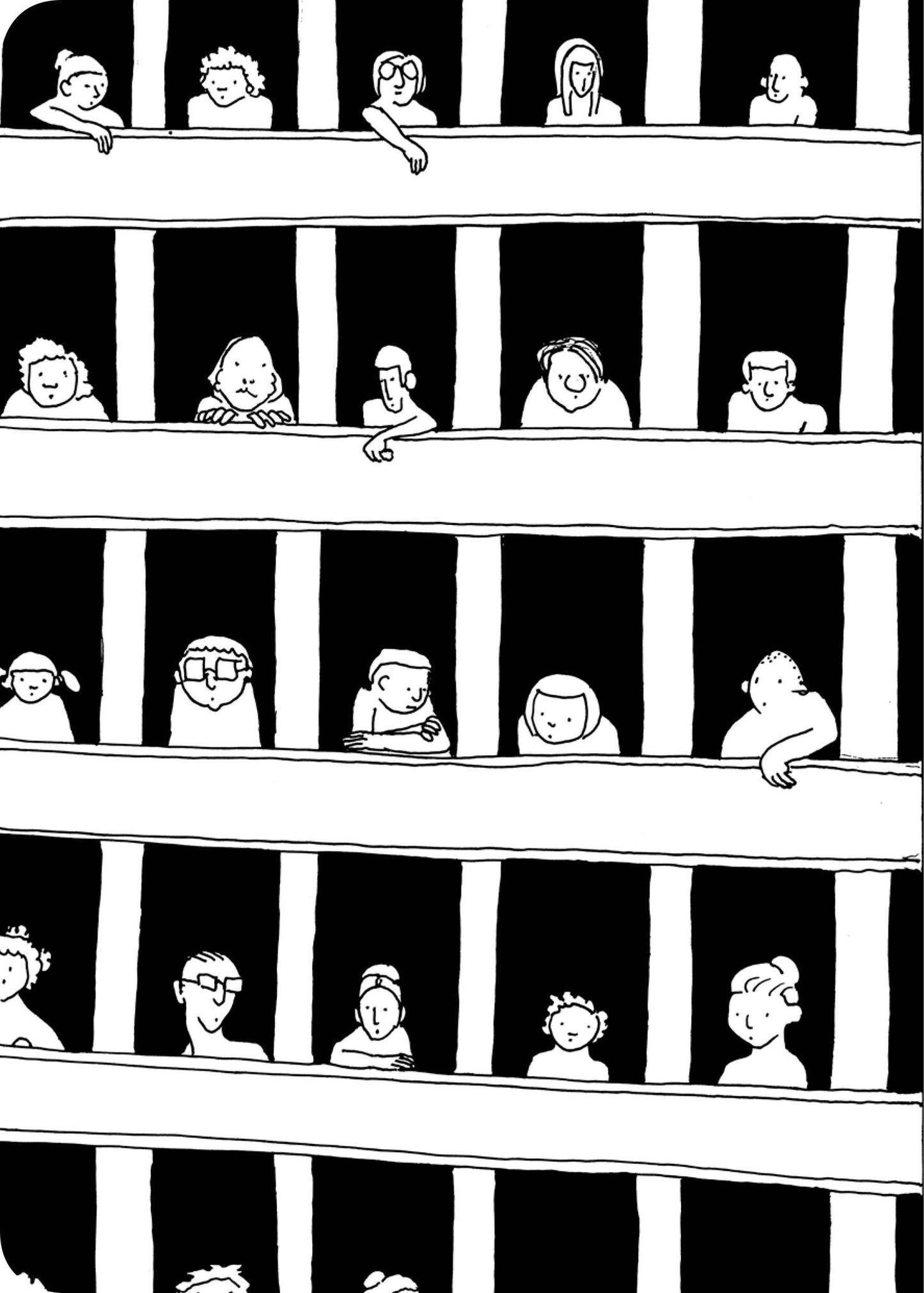 Clapier, 2021, dessin encadré 29,7 x 21 cm