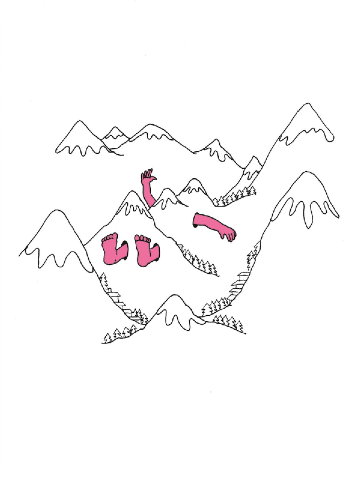 Sans titre, 2021, dessin encadré 29,7 x 21 cm